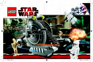 Manual Lego set 7748 Star Wars Corporate alliance tank droid