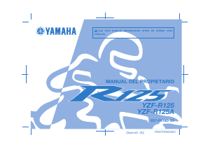 Manual de uso Yamaha YZF-R125 (2015) Motocicleta