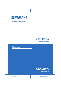 Handleiding Yamaha YZF-R125 (2020) Motor