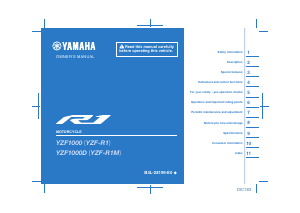 Handleiding Yamaha YZF-R1M (2020) Motor