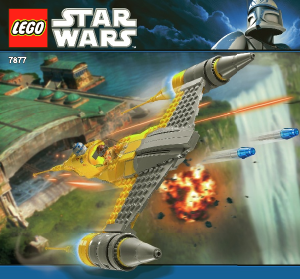 Handleiding Lego set 7877 Star Wars Naboo starfighter