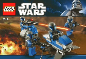 Manual Lego set 7914 Star Wars Mandalorian battle pack