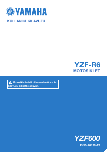 Kullanım kılavuzu Yamaha YZF-R6 (2019) Motosiklet