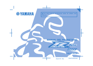 Manual de uso Yamaha Aerox 50 (2018) Scooter