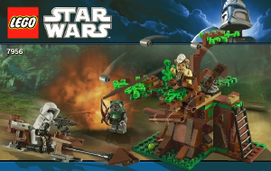 Manual Lego set 7956 Star Wars Ewok attack