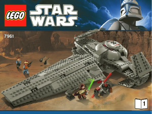 Manuale Lego set 7961 Star Wars Darth Mauls Sith infiltrator