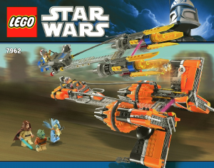 Bedienungsanleitung Lego set 7962 Star Wars Anakins & Sebulbas Podracers