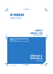 Handleiding Yamaha NMax 125 (2018) Scooter