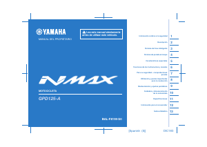 Manual de uso Yamaha NMax 125 (2021) Scooter