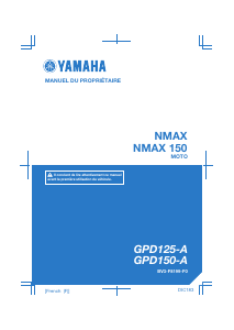 Mode d’emploi Yamaha NMax 150 (2018) Scooter
