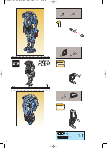 Manual Lego set 8012 Star Wars Super battle droid