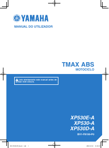 Manual Yamaha TMax (2017) Motoneta