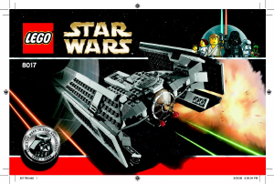 Manual Lego set 8017 Star Wars Darth Vaders TIE fighter