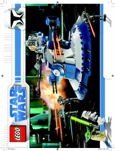 Manual de uso Lego set 8018 Star Wars Armoured assault tank