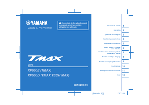 Mode d’emploi Yamaha TMax (2020) Scooter
