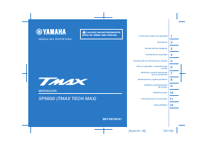 Manual de uso Yamaha TMax (2021) Scooter