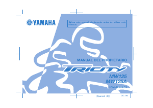 Manual de uso Yamaha Tricity (2016) Scooter