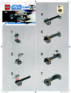 Manual Lego set 8033 Star Wars MINI General Grievous starfighter