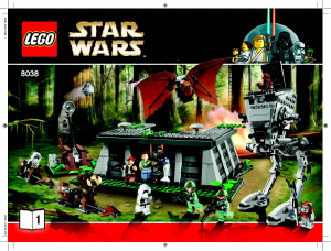 Manual Lego set 8038 Star Wars The battle of Endor