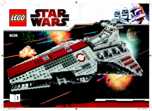 Bedienungsanleitung Lego set 8039 Star Wars Venator-class Republic Attack Cruiser