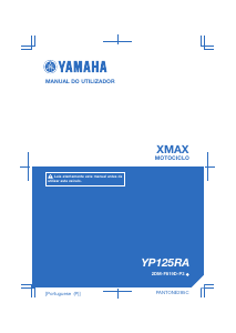 Manual Yamaha X-max 125 (2017) Motoneta