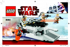 Manual de uso Lego set 8083 Star Wars Rebel trooper battle pack