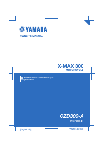 Manual Yamaha X-max 300 (2018) Scooter