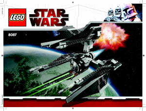 Bruksanvisning Lego set 8087 Star Wars TIE Defender