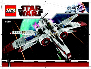 Handleiding Lego set 8088 Star Wars ARC-170 starfighter