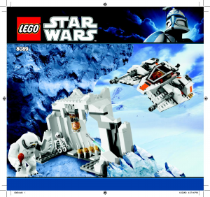 Bruksanvisning Lego set 8089 Star Wars Hoth Wampa Cave