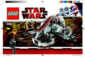 Manuale Lego set 8091 Star Wars Republic swamp speeder