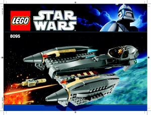 Manual Lego set 8095 Star Wars General Grievous starfighter