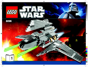 Manual Lego set 8096 Star Wars Emperor Palpatines shuttle