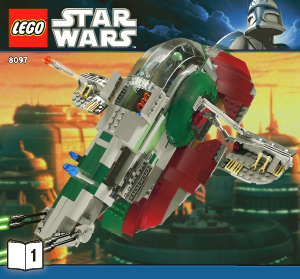 Bruksanvisning Lego set 8097 Star Wars Slave I