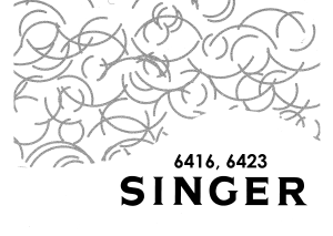 Manual Singer 6416 Sewing Machine