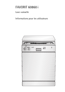 Mode d’emploi AEG FAV60860I-M Lave-vaisselle