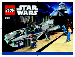 Manual Lego set 8128 Star Wars Cad Banes speeder
