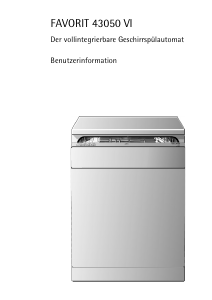 Bedienungsanleitung AEG FAV43050VI Geschirrspüler