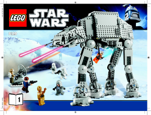 Manual Lego set 8129 Star Wars AT-AT walker