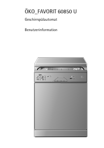 Bedienungsanleitung AEG FAV60850UD Geschirrspüler