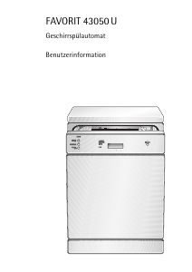 Bedienungsanleitung AEG FAV43050UM Geschirrspüler
