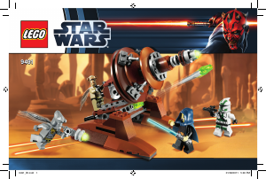 Bedienungsanleitung Lego set 9491 Star Wars Geonosian Cannon