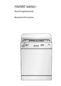 Bedienungsanleitung AEG FAV64050ID Geschirrspüler