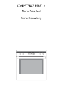 Bedienungsanleitung AEG E6871-4-W Herd