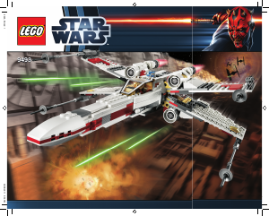 Handleiding Lego set 9493 Star Wars X-Wing starfighter
