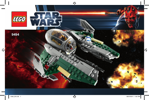 Manual Lego set 9494 Star Wars Anakins Jedi interceptor