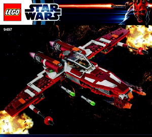Manual Lego set 9497 Star Wars Republic striker-class starfighter