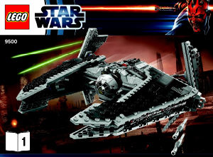 Bedienungsanleitung Lego set 9500 Star Wars Sith Fury-class Interceptor