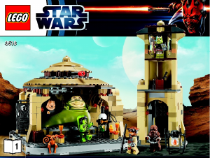 Manual Lego set 9516 Star Wars Jabbas palace