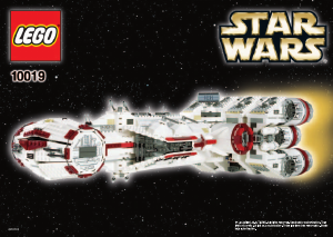 Manual Lego set 10019 Star Wars Rebel blockade runner